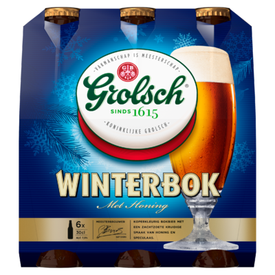 Grolsch Winterbok Fles 6 x 30 cl
